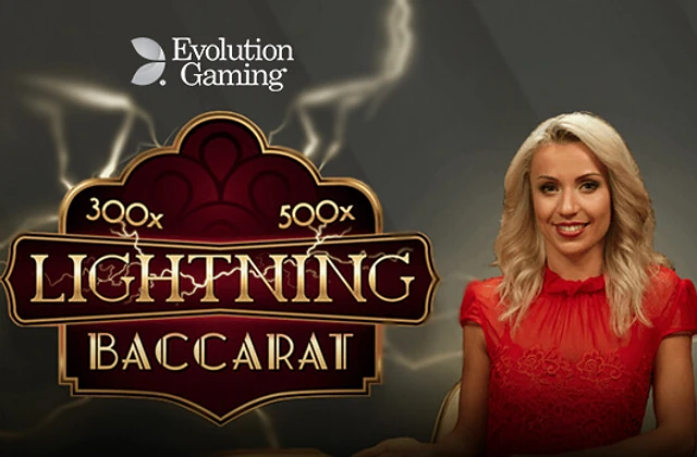 Evolution Lightning Baccarat live dealer table and JILI Mega Fishing